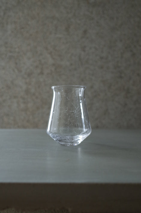 Contour Glass S クリア|泡入りグラス|甲田彩恵・nora glassworks