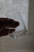 Contour Glass S クリア|泡入りグラス|甲田彩恵・nora glassworks