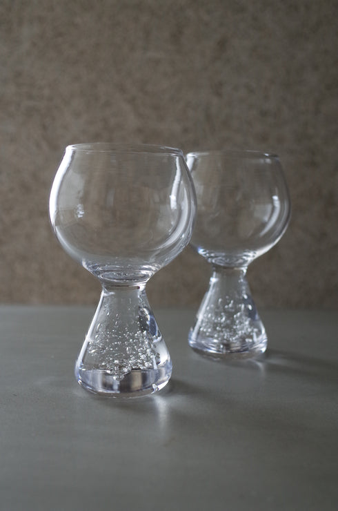 Goblet クリア|脚付きカップ|甲田彩恵・nora glassworks