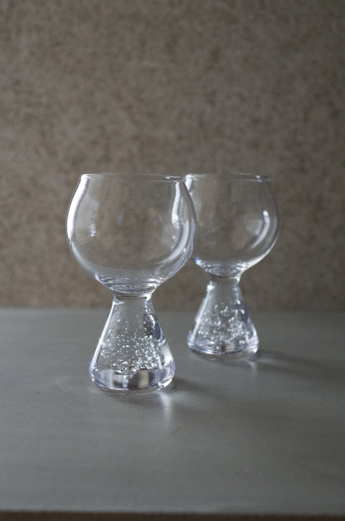 Goblet クリア|脚付きカップ|甲田彩恵・nora glassworks