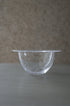 lim bowl S クリア|泡入りボウル|甲田彩恵・nora glassworks
