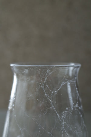 Contour Glass M クリア｜泡入りグラス｜甲田彩恵・nora glassworks