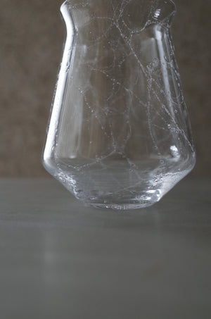 Contour Glass M クリア｜泡入りグラス｜甲田彩恵・nora glassworks