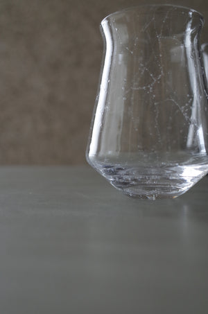 Contour Glass S クリア｜泡入りグラス｜甲田彩恵・nora glassworks