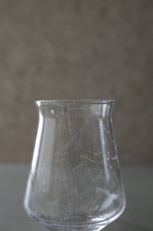 Contour Glass S クリア｜泡入りグラス｜甲田彩恵・nora glassworks