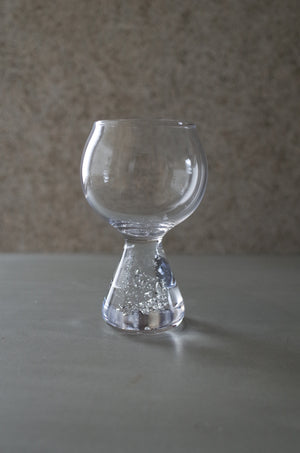 Goblet クリア｜脚付きカップ｜甲田彩恵・nora glassworks