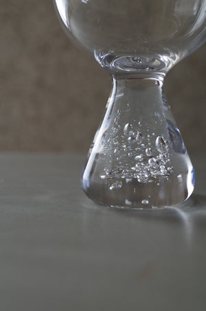 Goblet クリア｜脚付きカップ｜甲田彩恵・nora glassworks